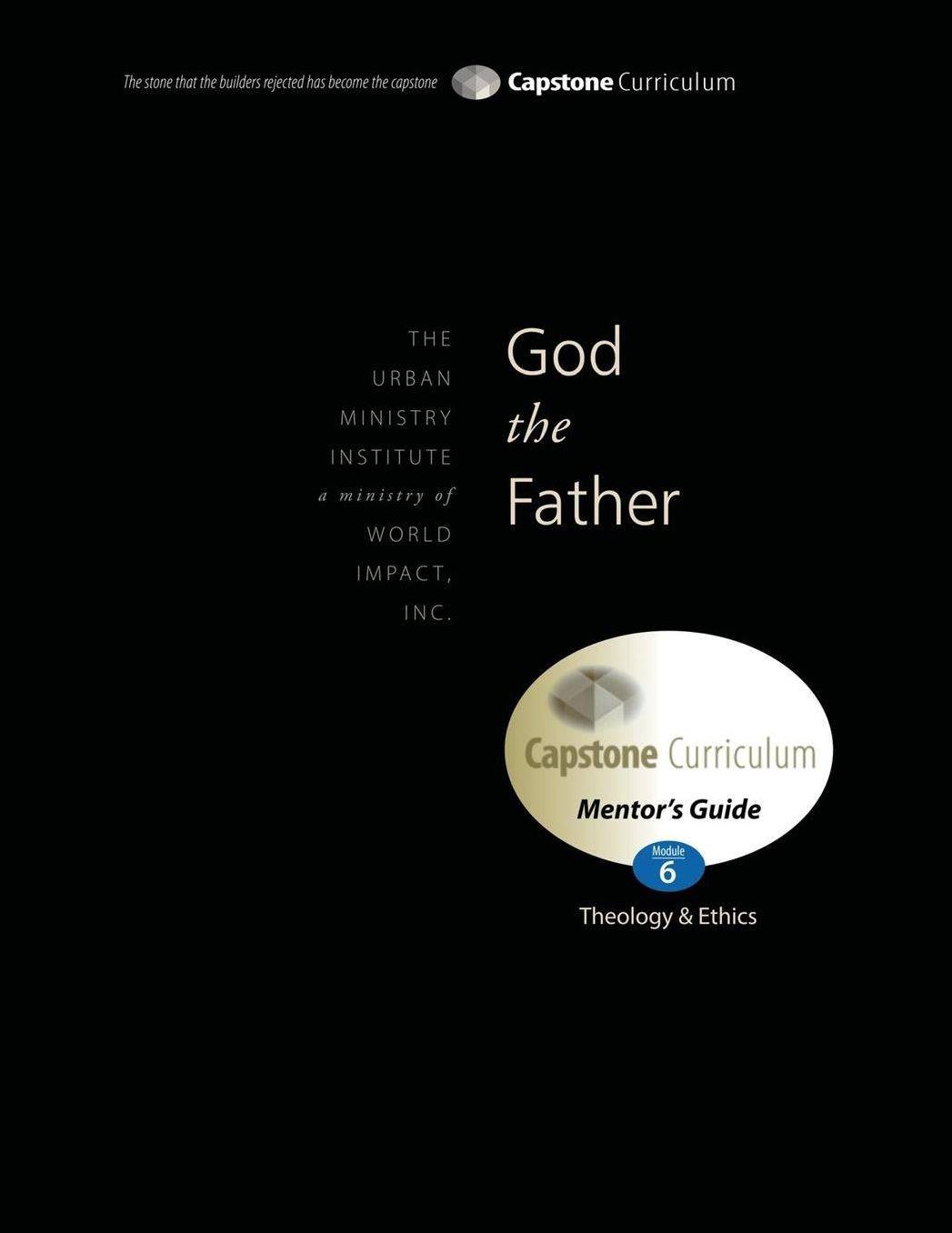 God the Father, Mentor's Guide: Capstone Module 6, English