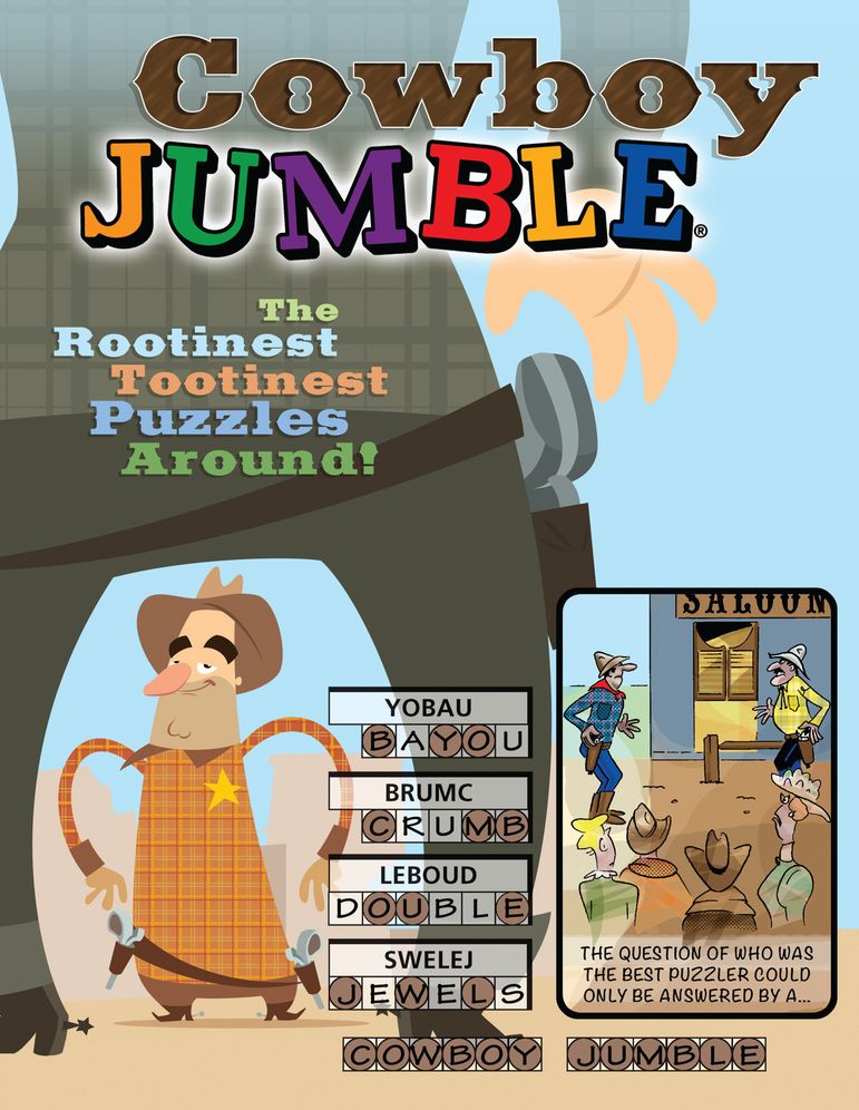 Cowboy Jumble: The Rootinest, Tootinest Puzzles Around!