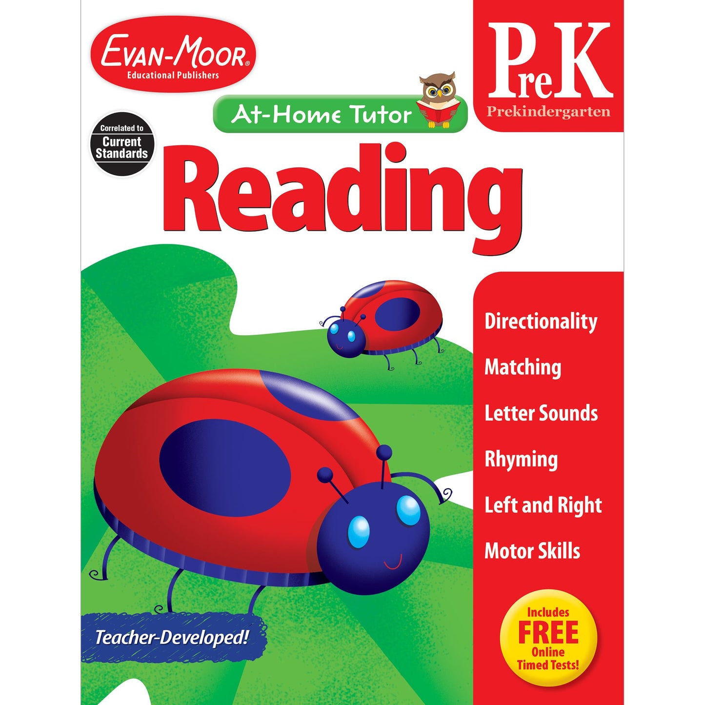 At-Home Tutor: Reading, PreK Workbook