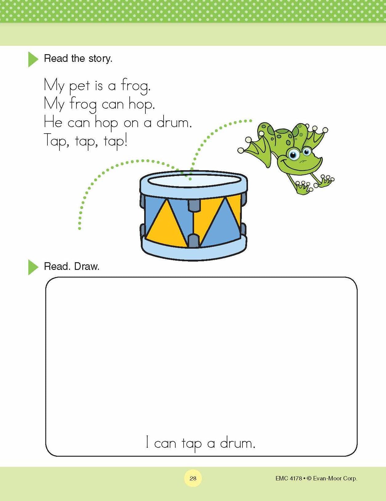At-Home Tutor: Reading, Kindergarten Workbook