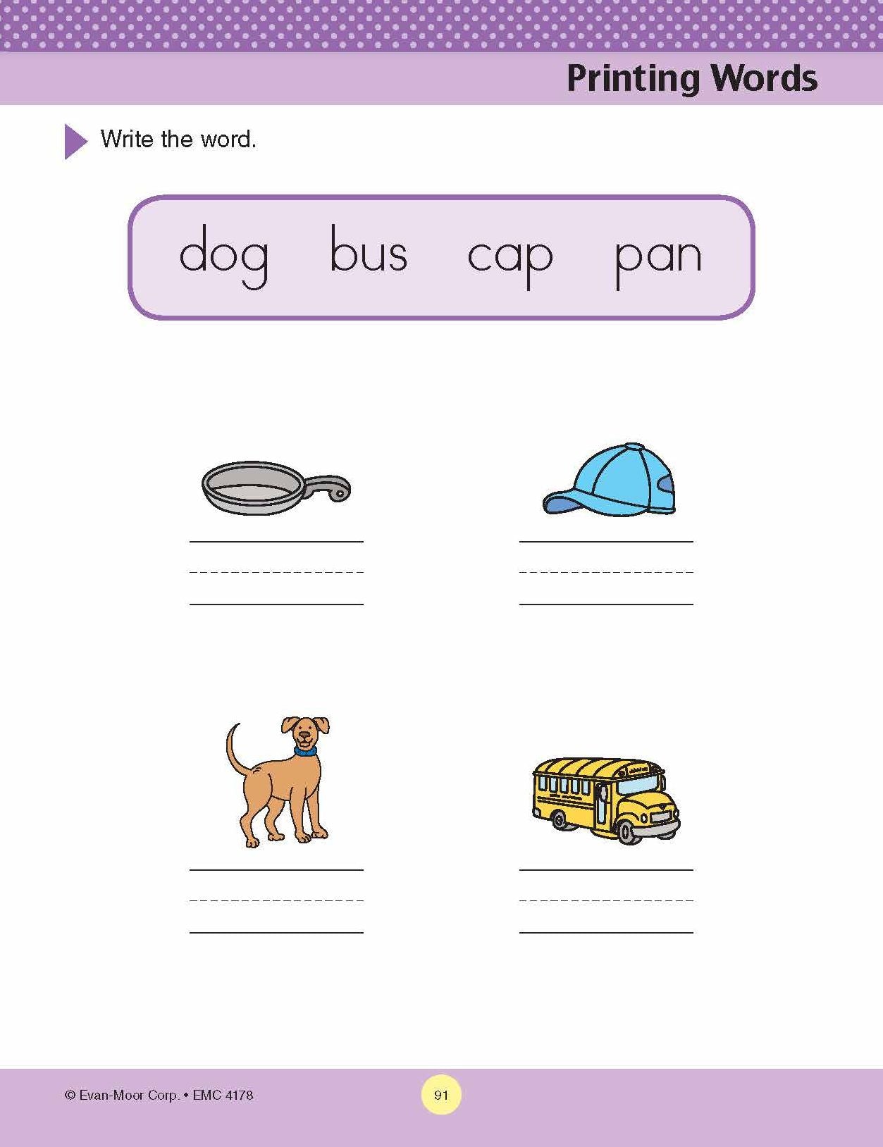 At-Home Tutor: Reading, Kindergarten Workbook