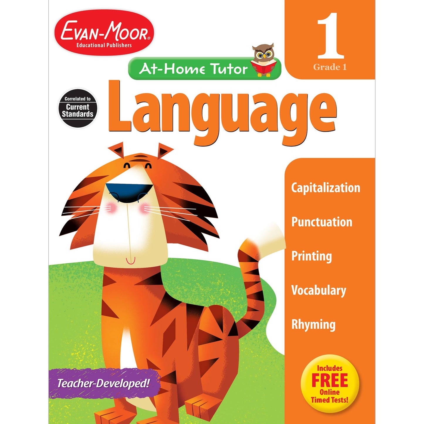 At-Home Tutor: Language, Grade 1 Workbook