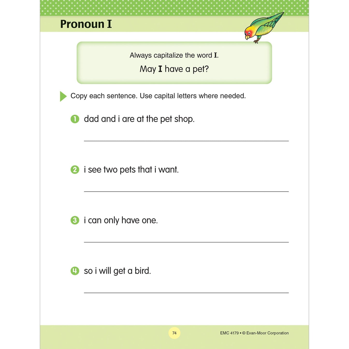At-Home Tutor: Language, Grade 1 Workbook