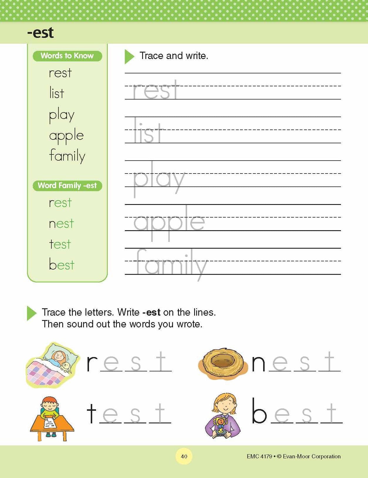 At-Home Tutor: Language, Grade 1 Workbook