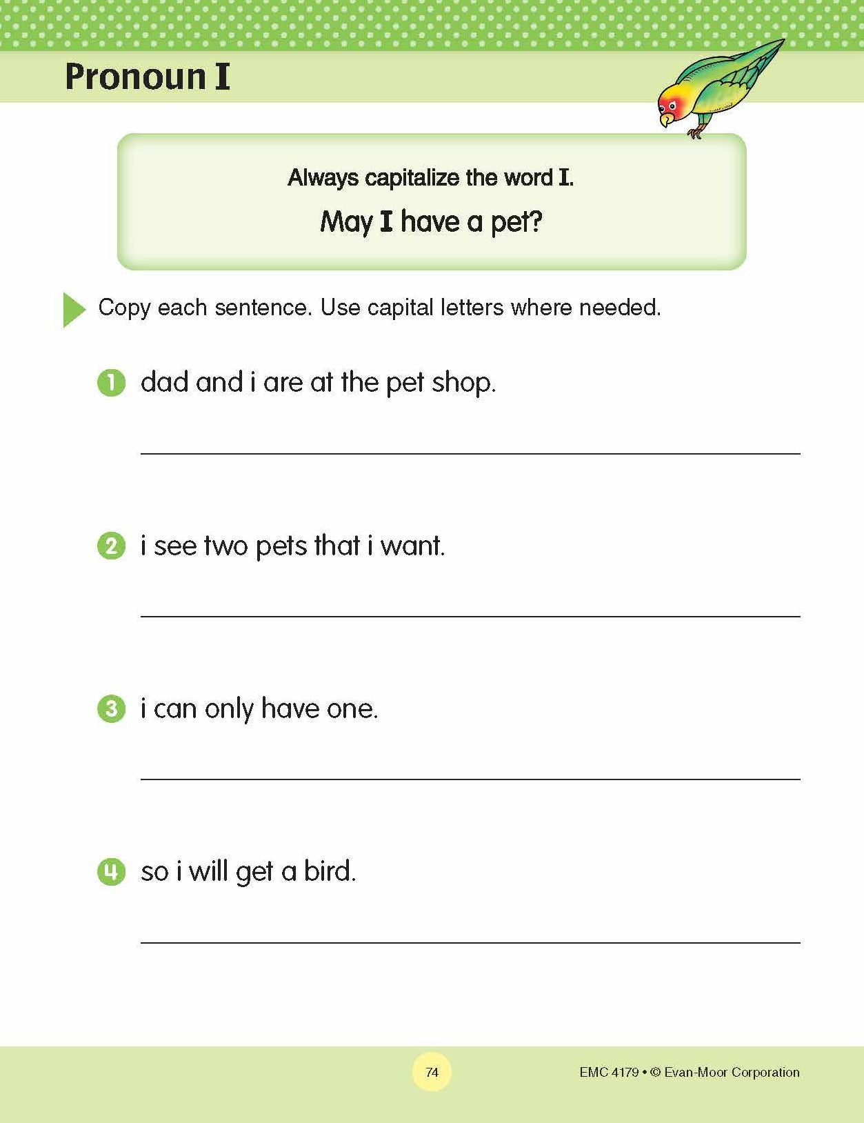 At-Home Tutor: Language, Grade 1 Workbook