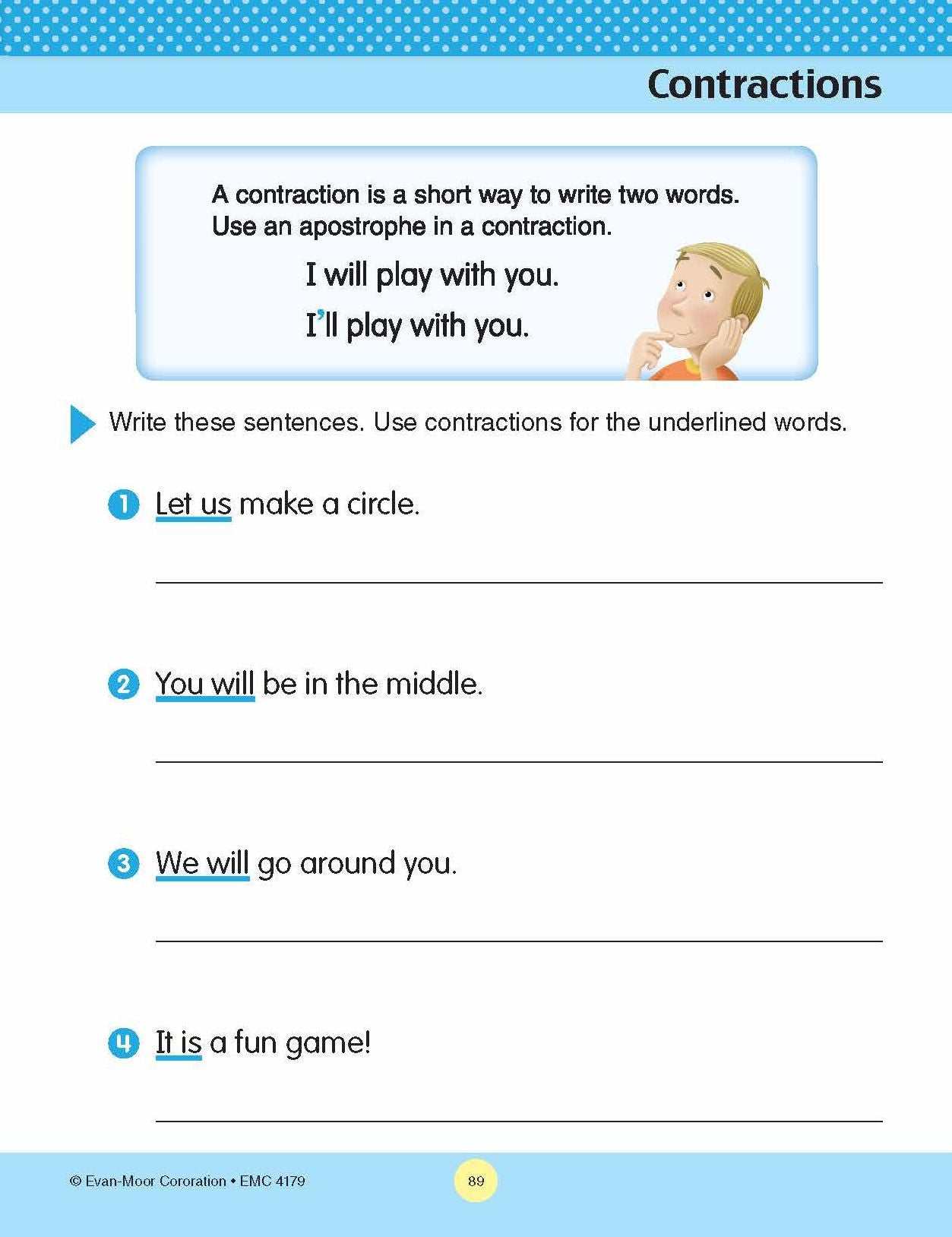 At-Home Tutor: Language, Grade 1 Workbook