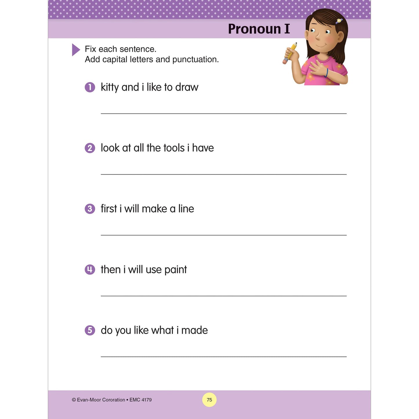 At-Home Tutor: Language, Grade 1 Workbook