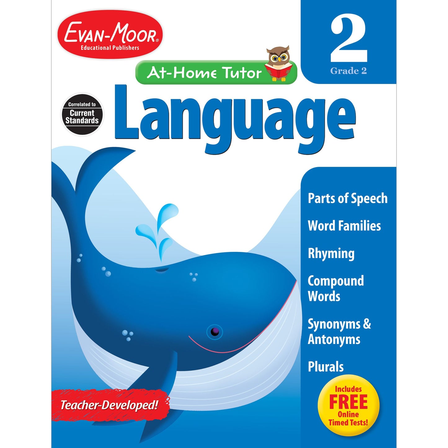 At-Home Tutor: Language, Grade 2 Workbook