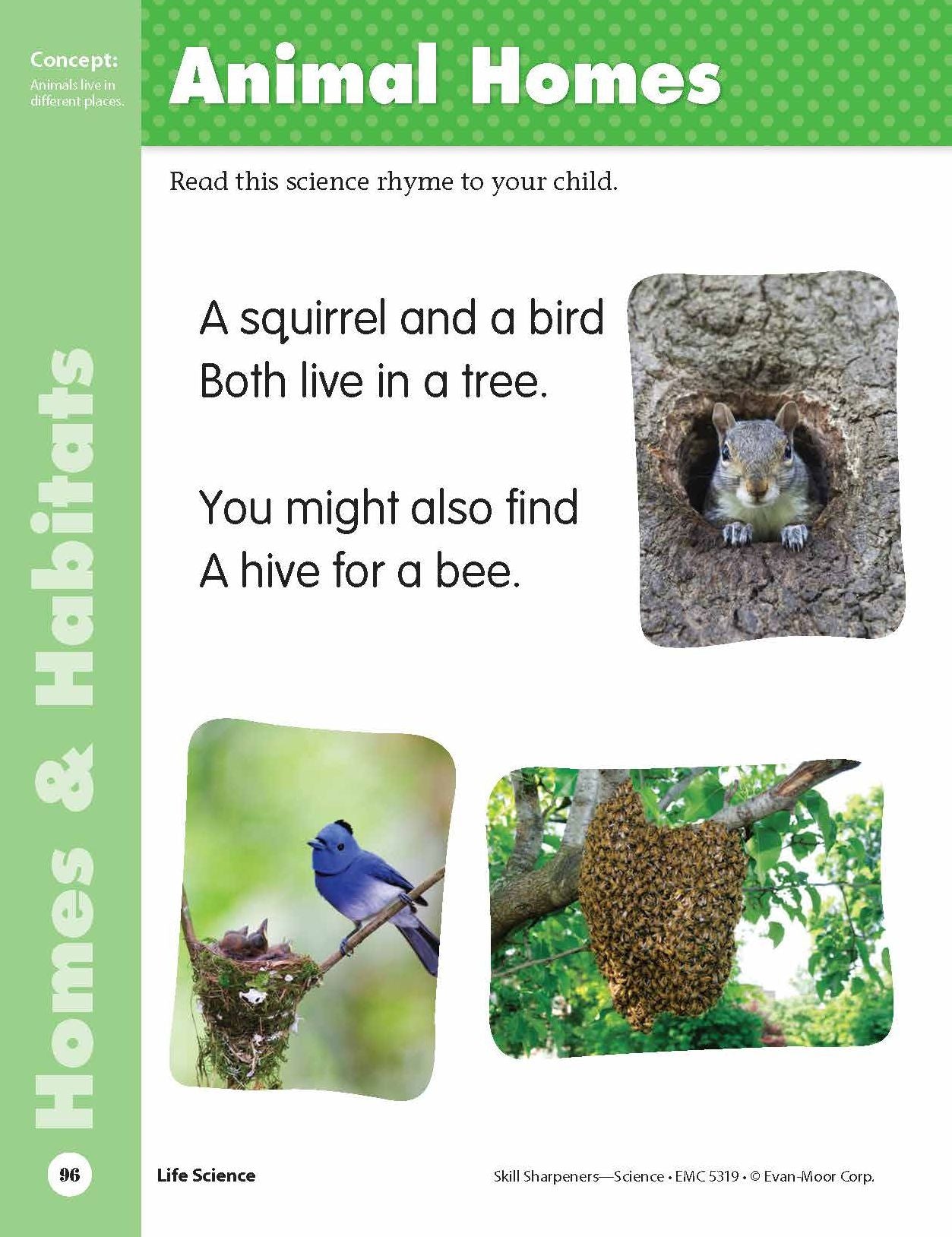 Skill Sharpeners: Science, PreK Workbook