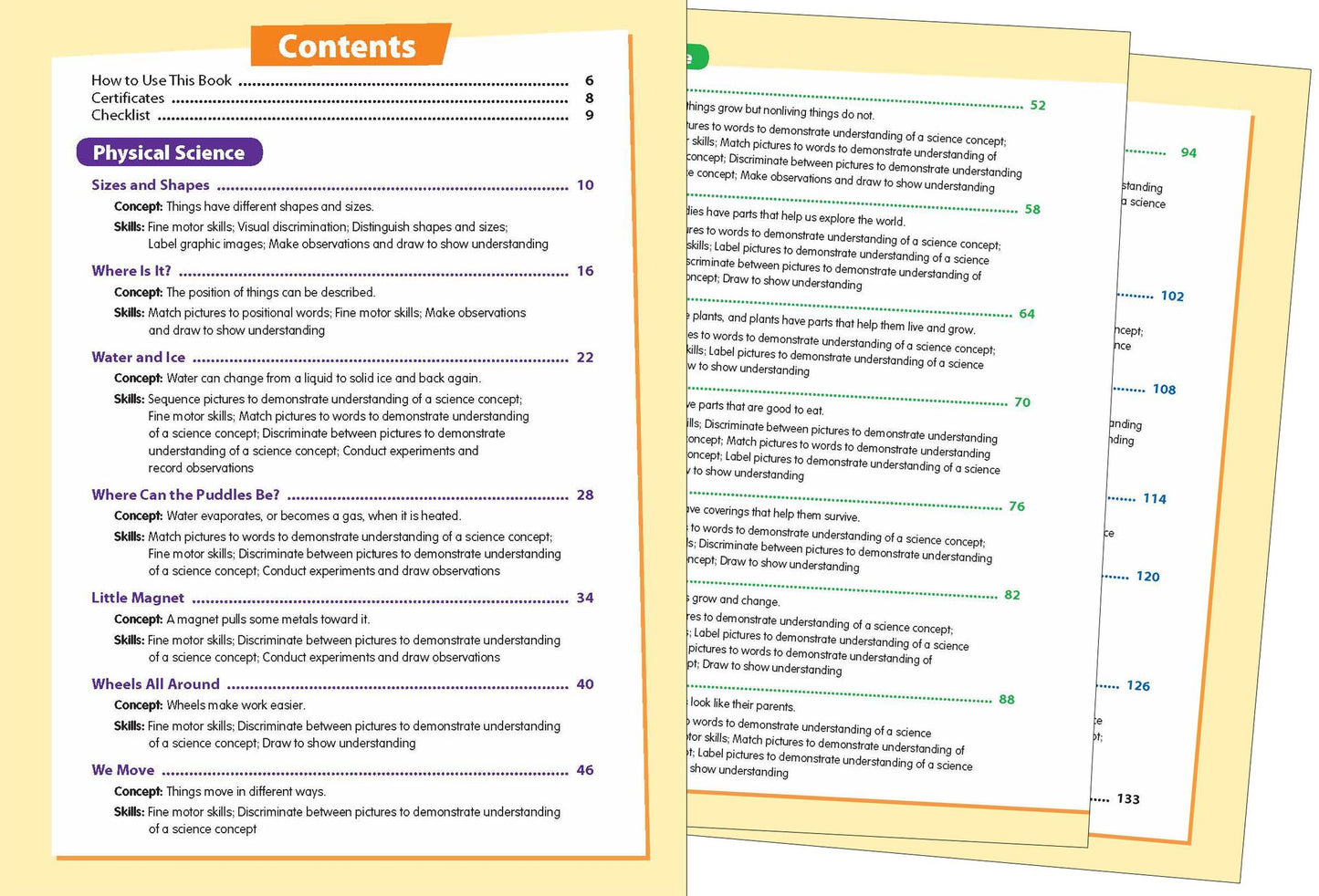 Skill Sharpeners: Science, Kindergarten Workbook