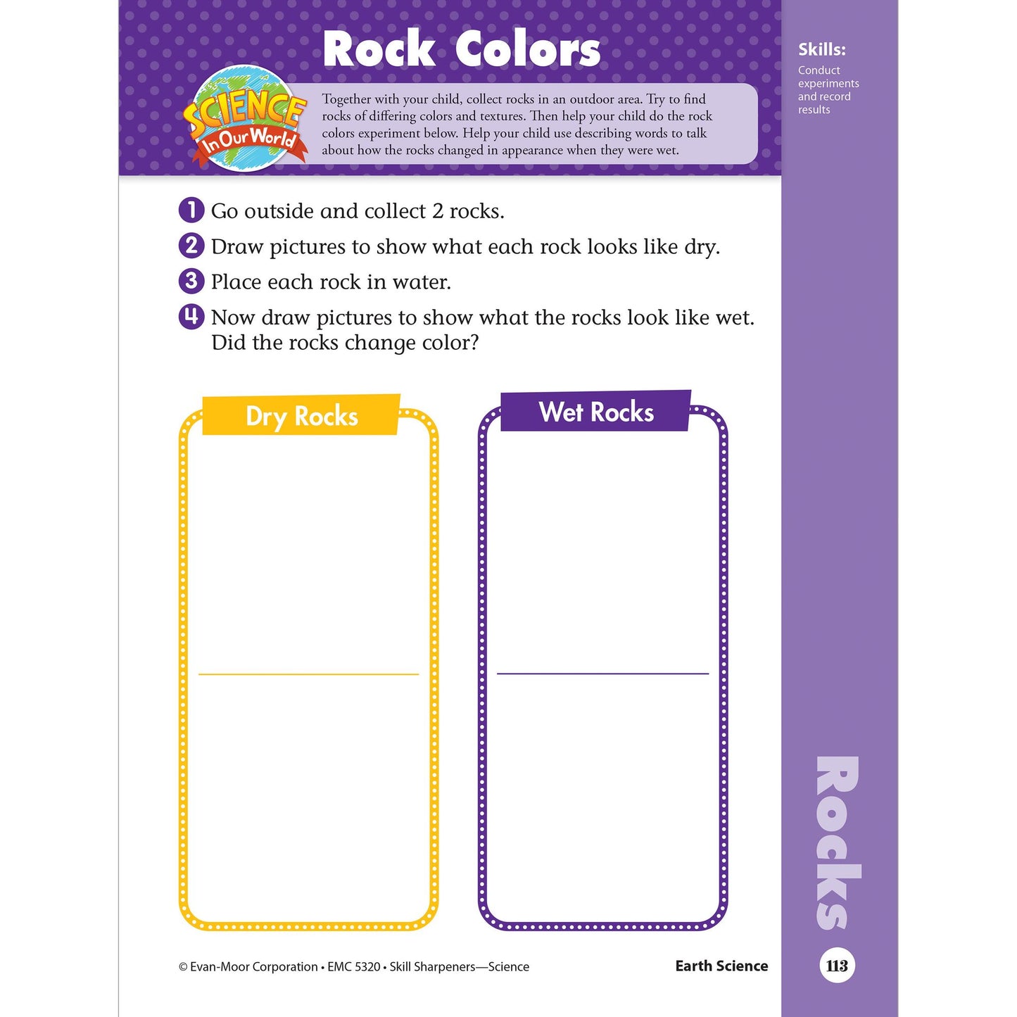 Skill Sharpeners: Science, Kindergarten Workbook