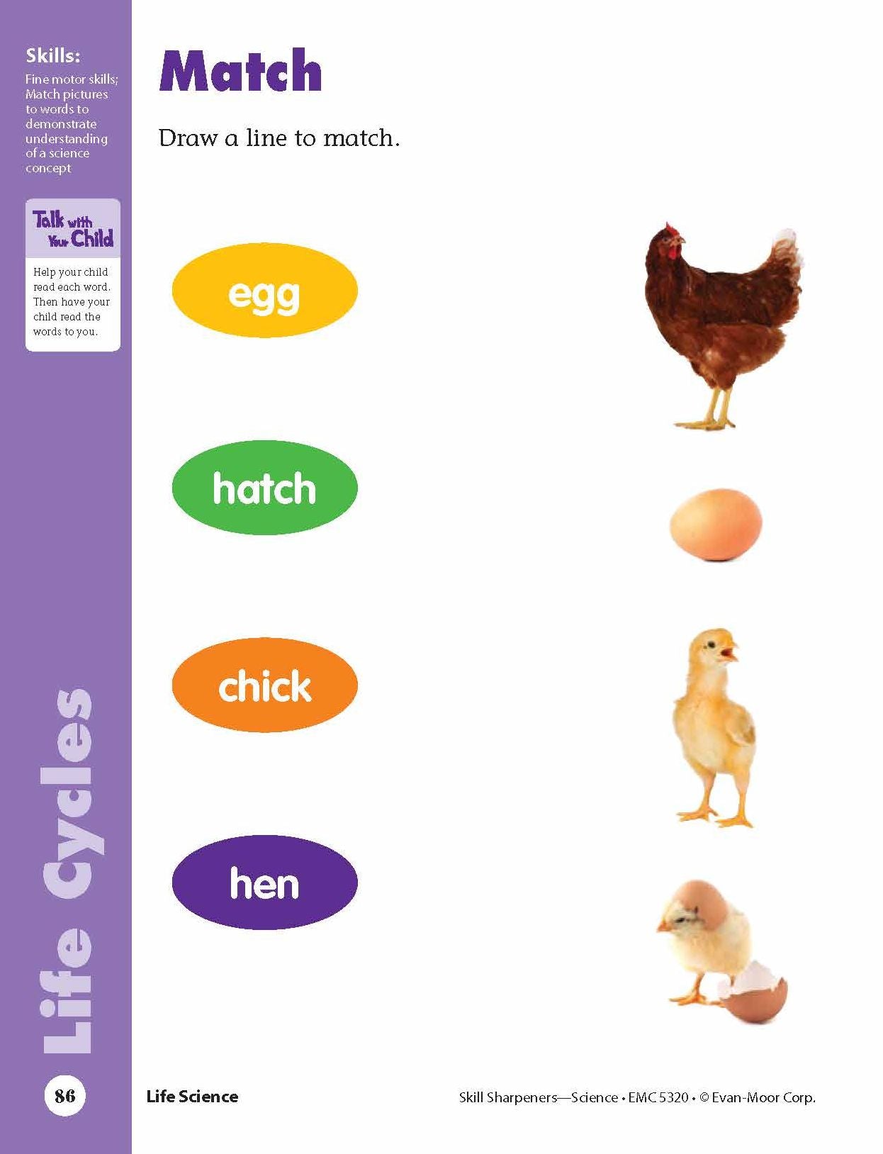 Skill Sharpeners: Science, Kindergarten Workbook