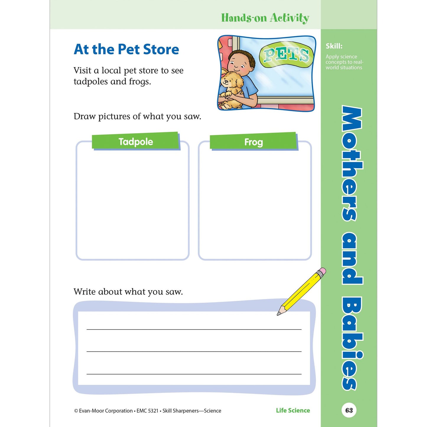 Skill Sharpeners: Science, Grade 1 Workbook