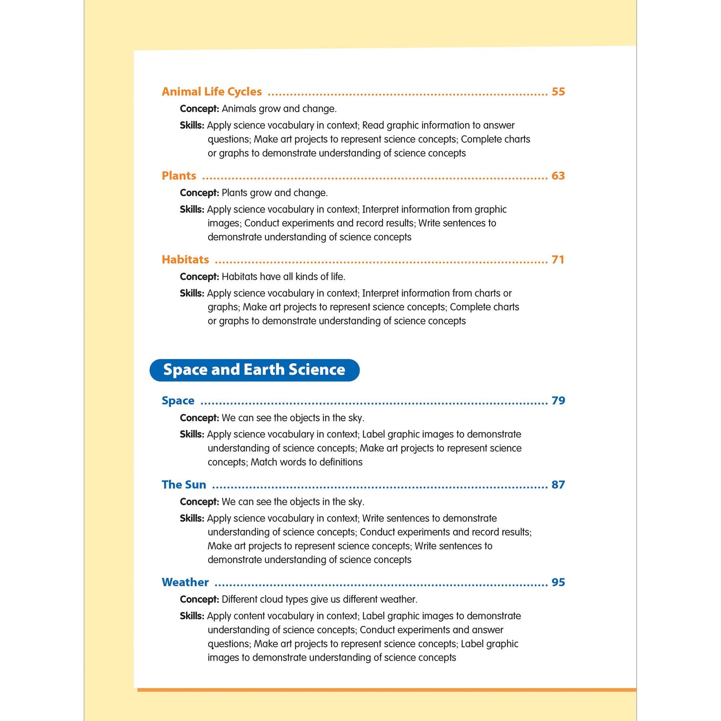 Skill Sharpeners: Science, Grade 2 Workbook