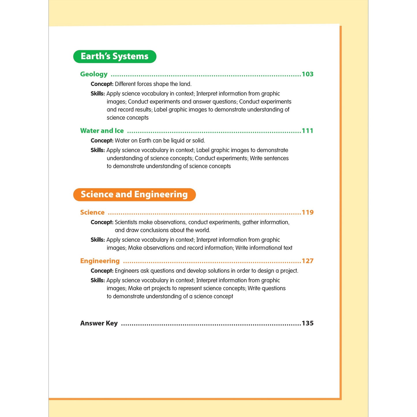 Skill Sharpeners: Science, Grade 2 Workbook