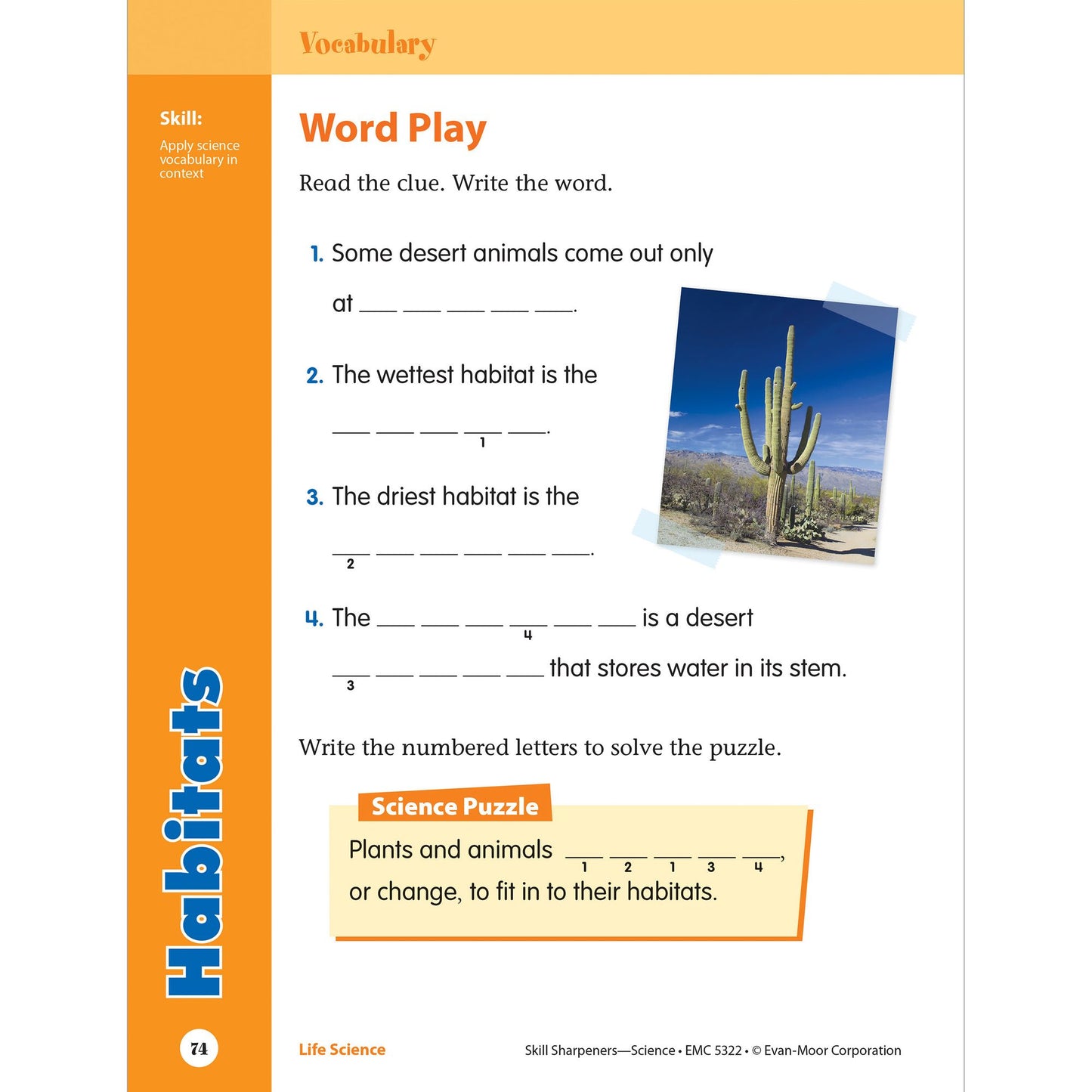 Skill Sharpeners: Science, Grade 2 Workbook