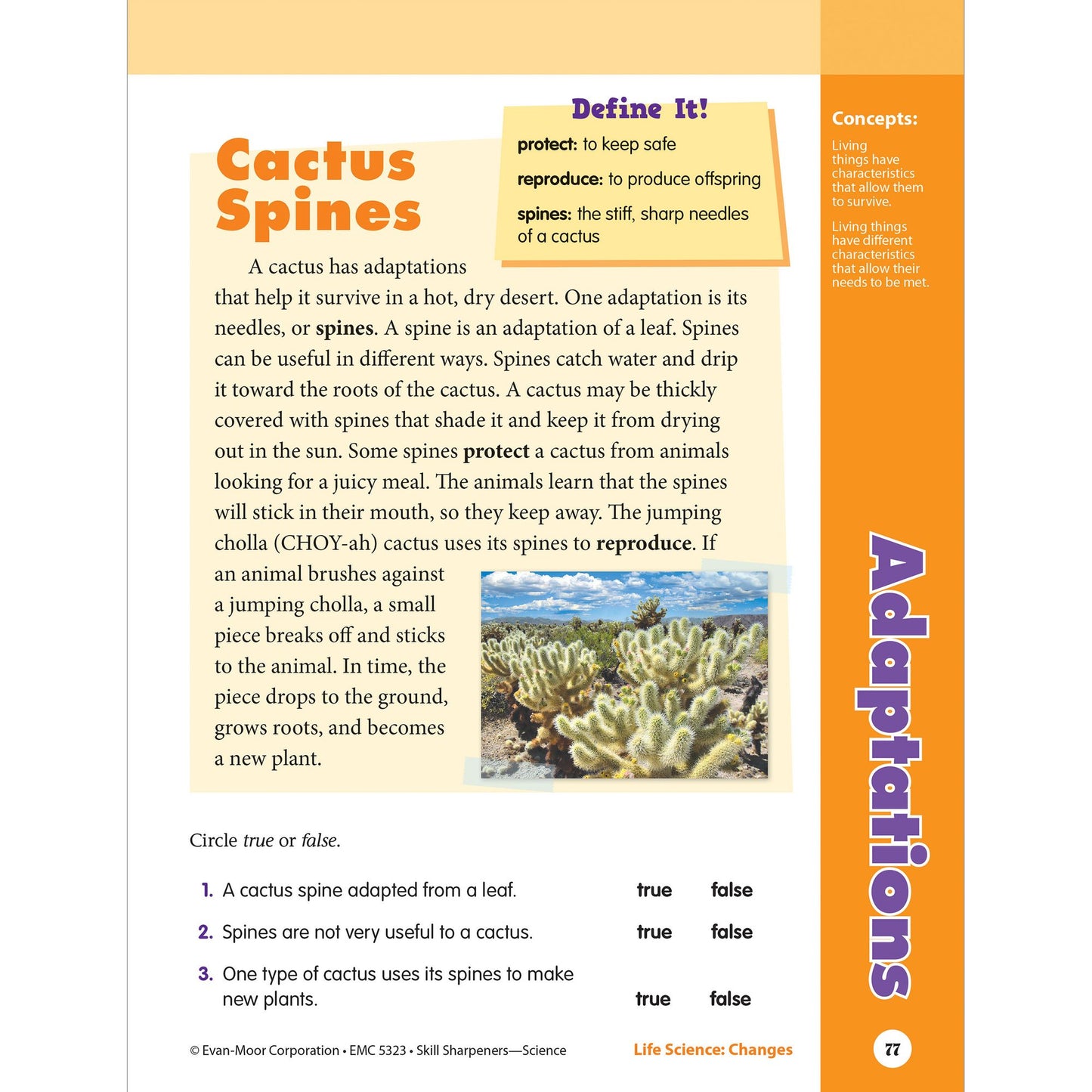Skill Sharpeners: Science, Grade 3 Workbook