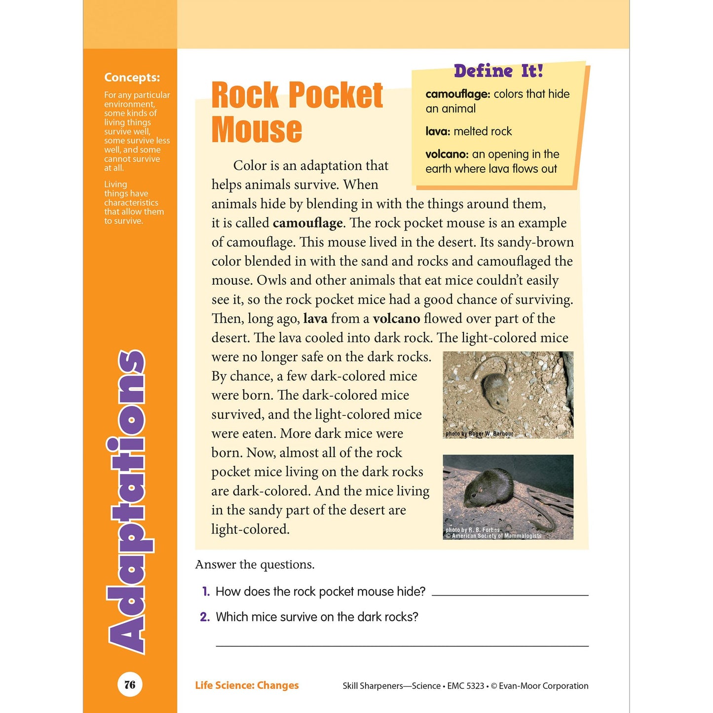 Skill Sharpeners: Science, Grade 3 Workbook