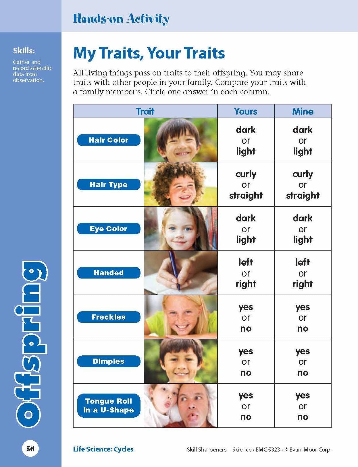 Skill Sharpeners: Science, Grade 3 Workbook