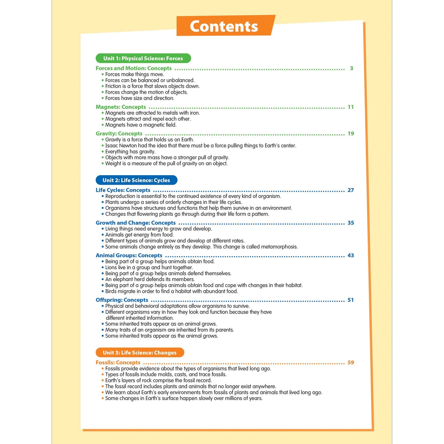 Skill Sharpeners: Science, Grade 3 Workbook