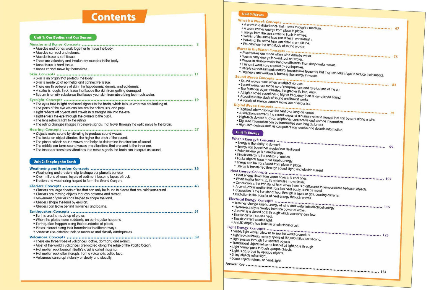 Skill Sharpeners: Science, Grade 4 Workbook