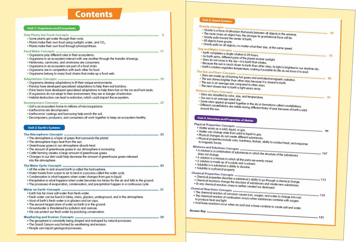 Skill Sharpeners: Science, Grade 5 Workbook