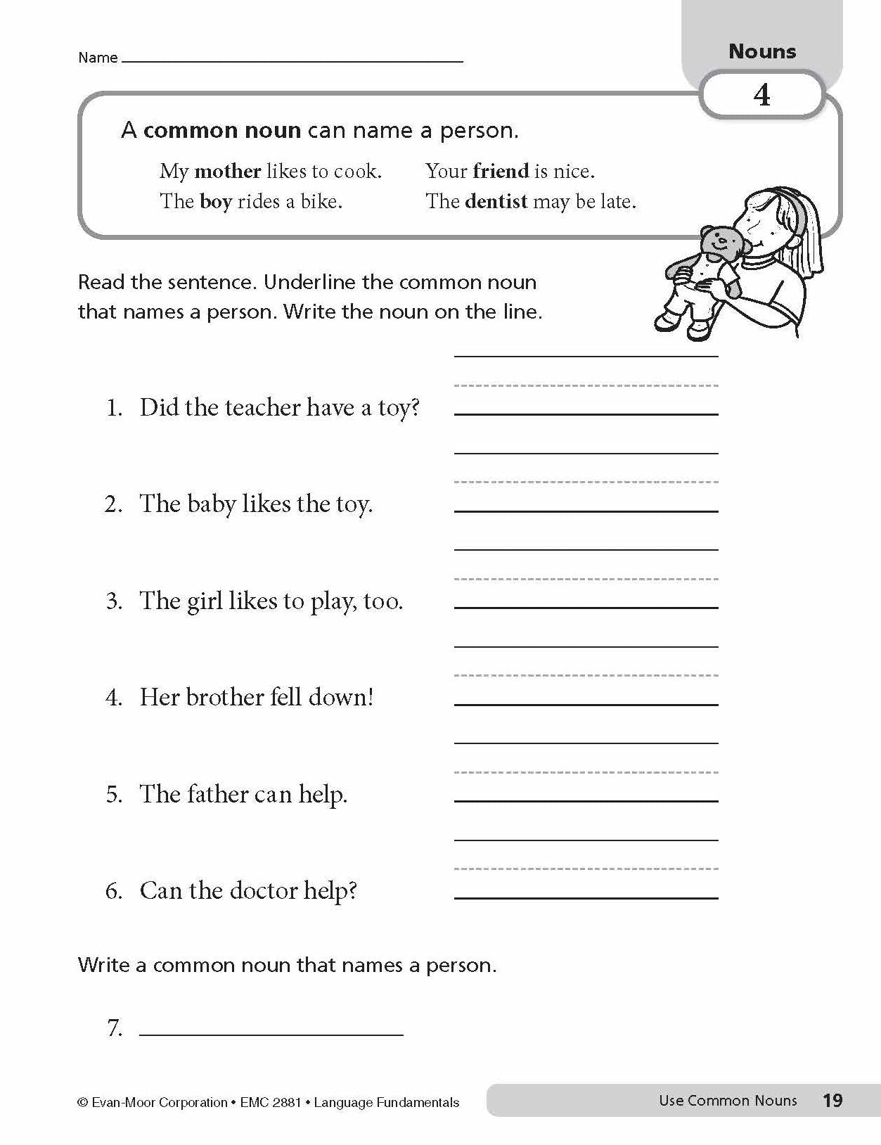 Language Fundamentals, Grade 1