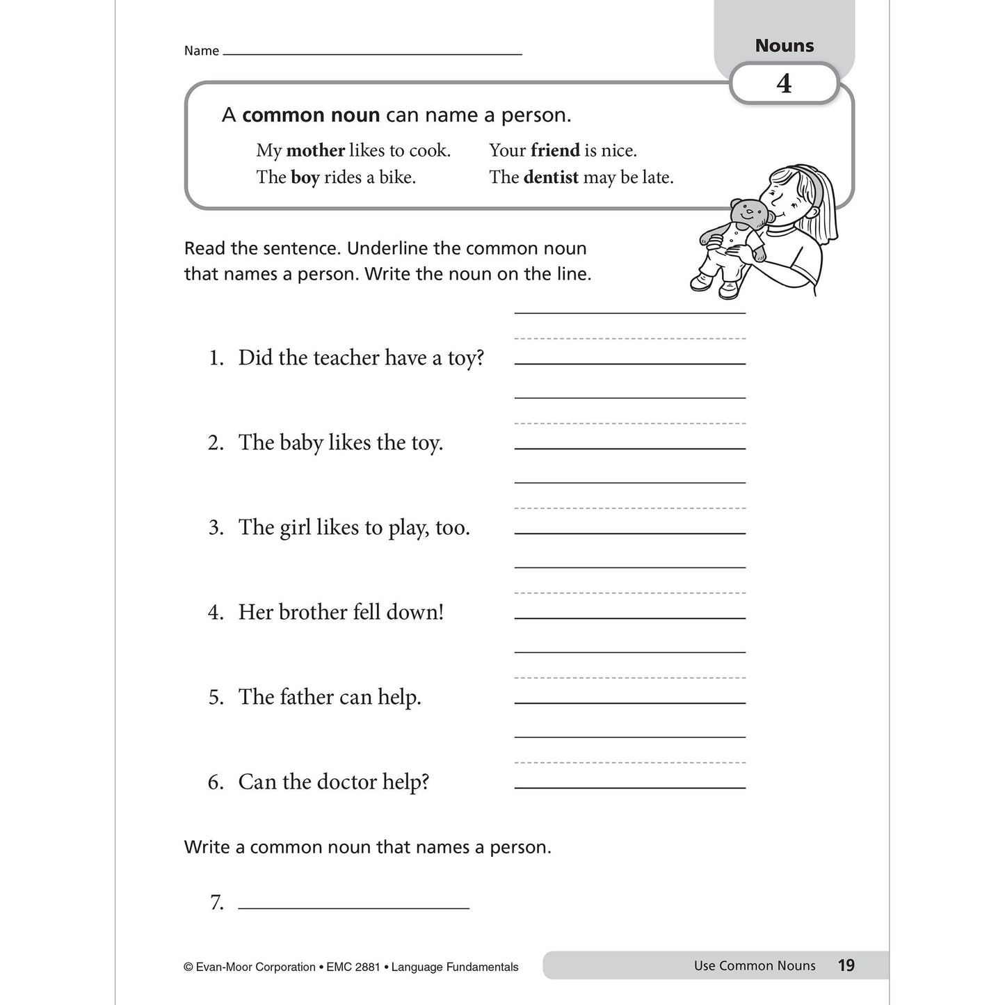 Language Fundamentals, Grade 1