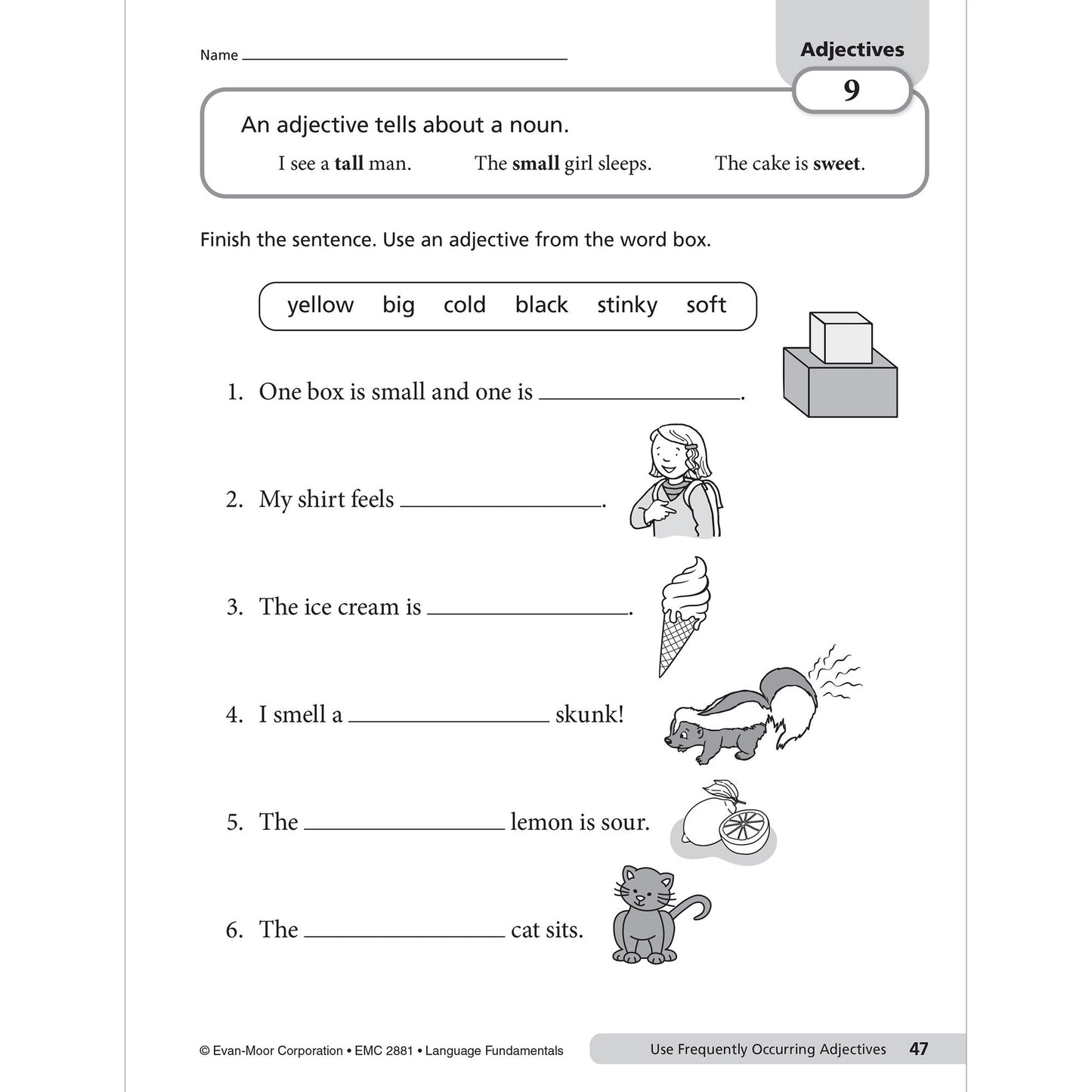 Language Fundamentals, Grade 1