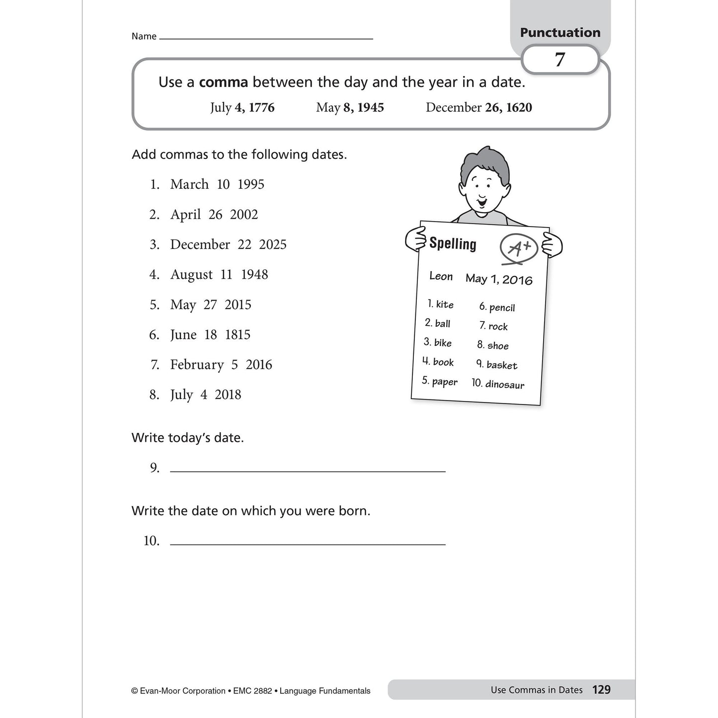 Language Fundamentals, Grade 2