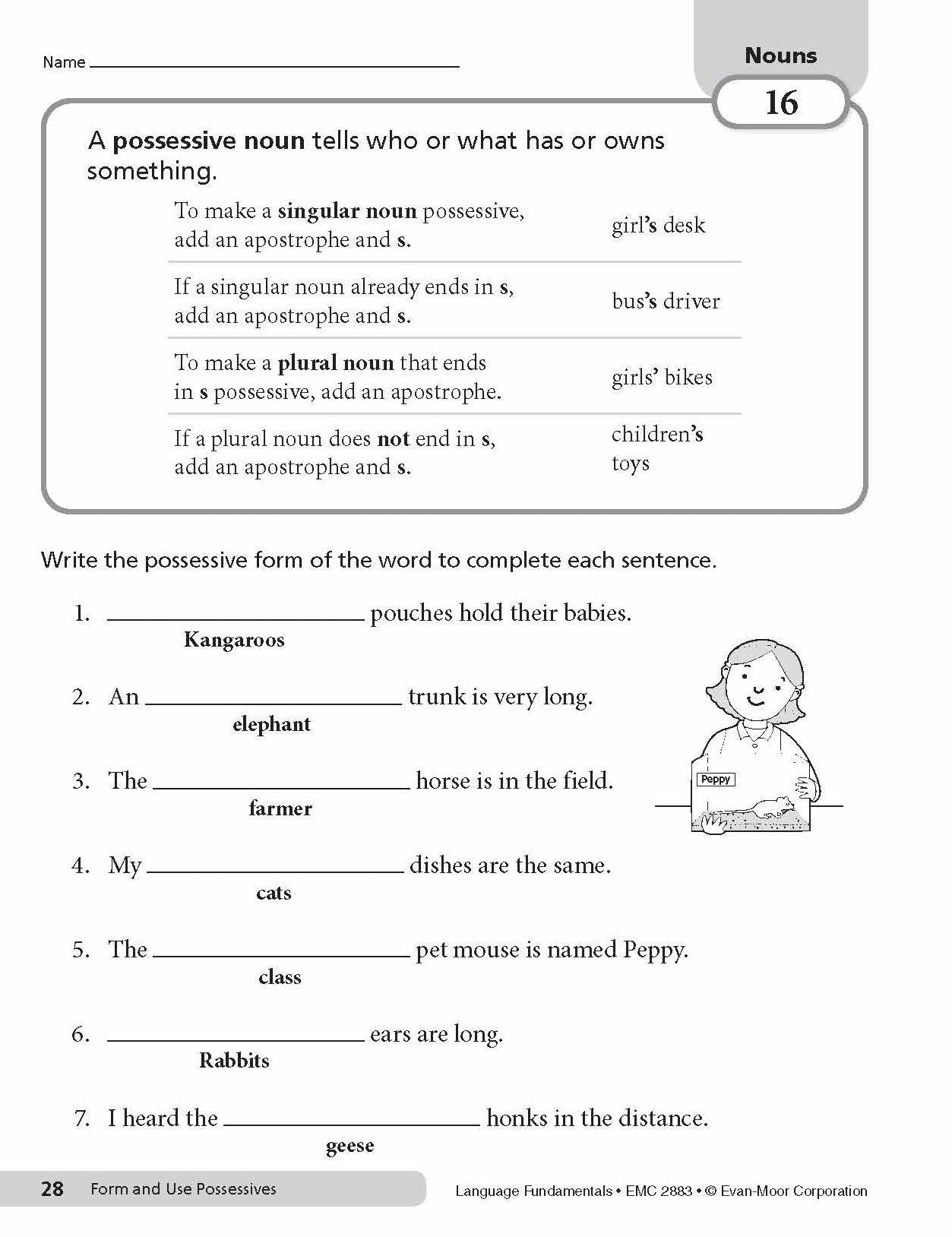 Language Fundamentals, Grade 3