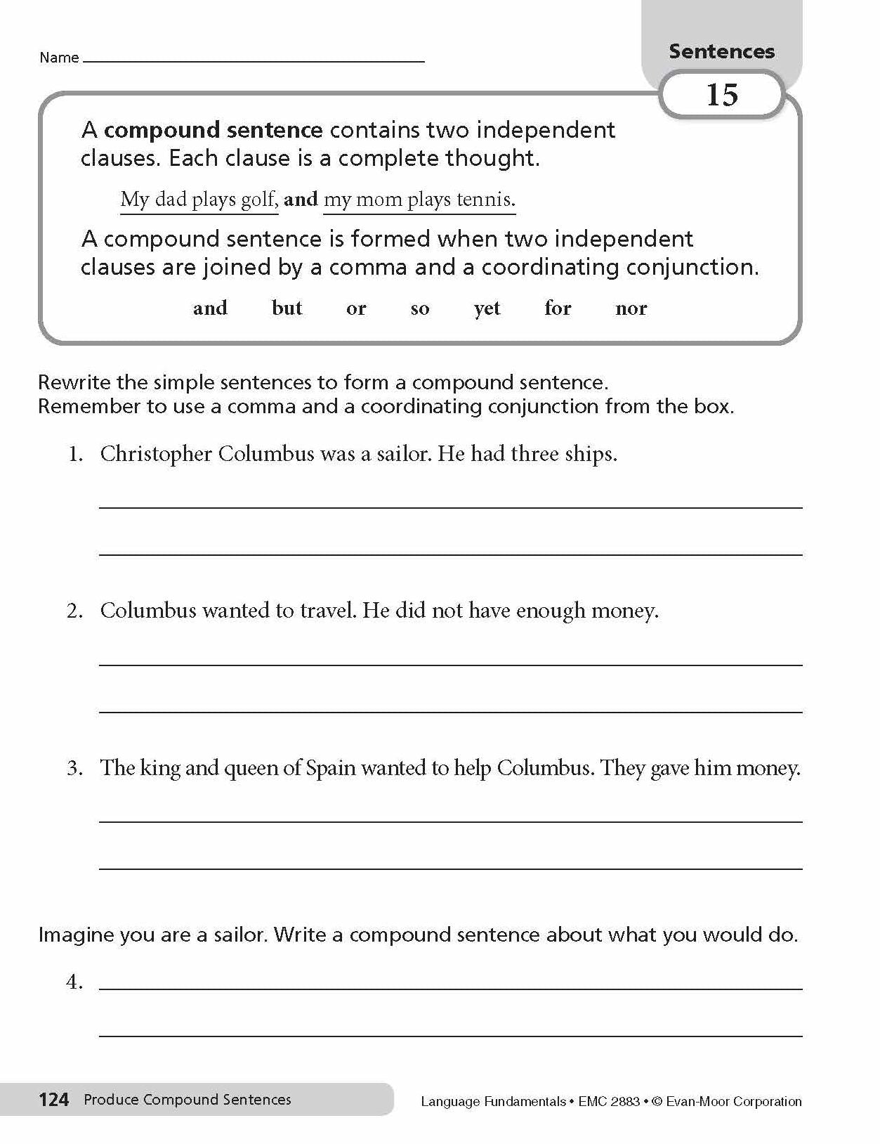 Language Fundamentals, Grade 3