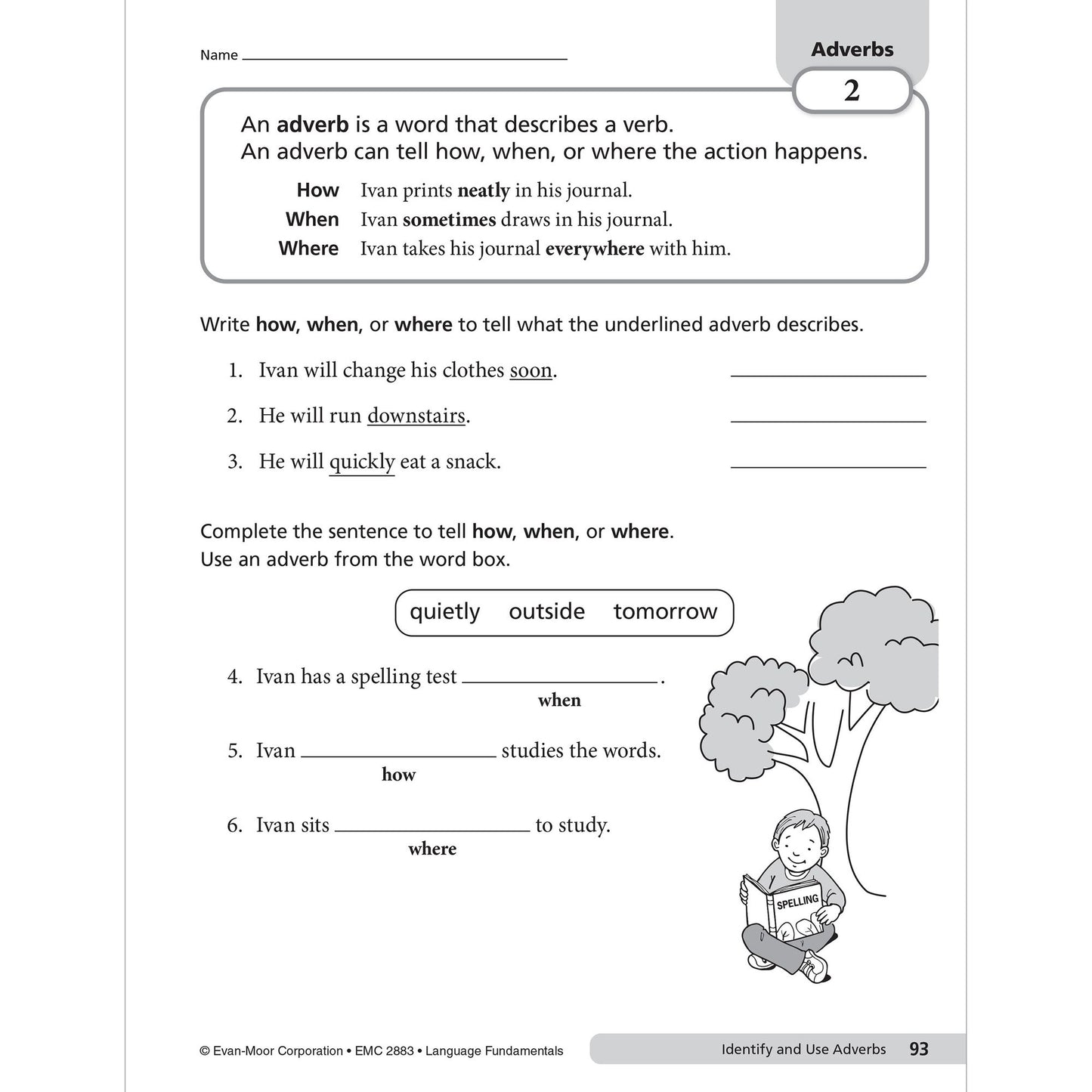 Language Fundamentals, Grade 3