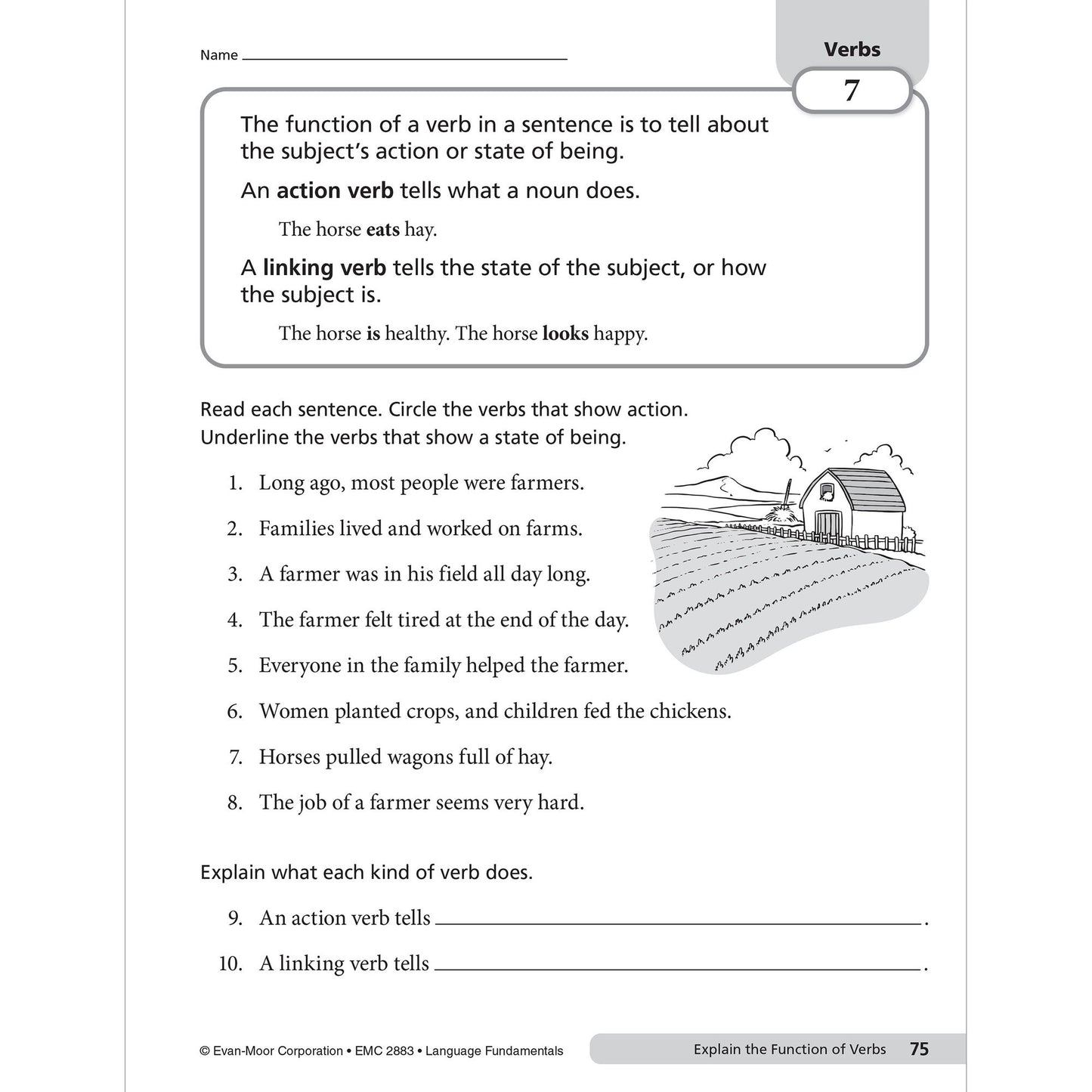 Language Fundamentals, Grade 3