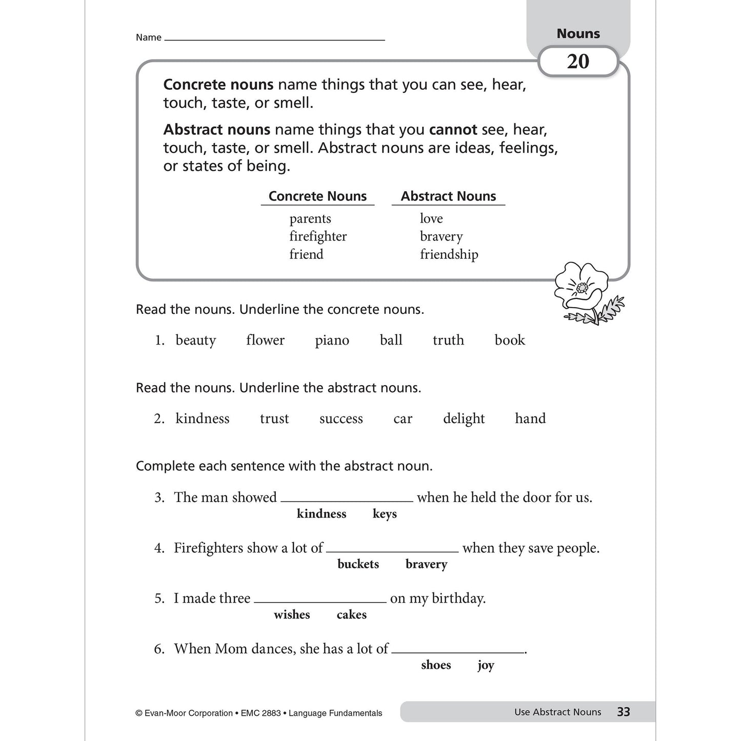 Language Fundamentals, Grade 3