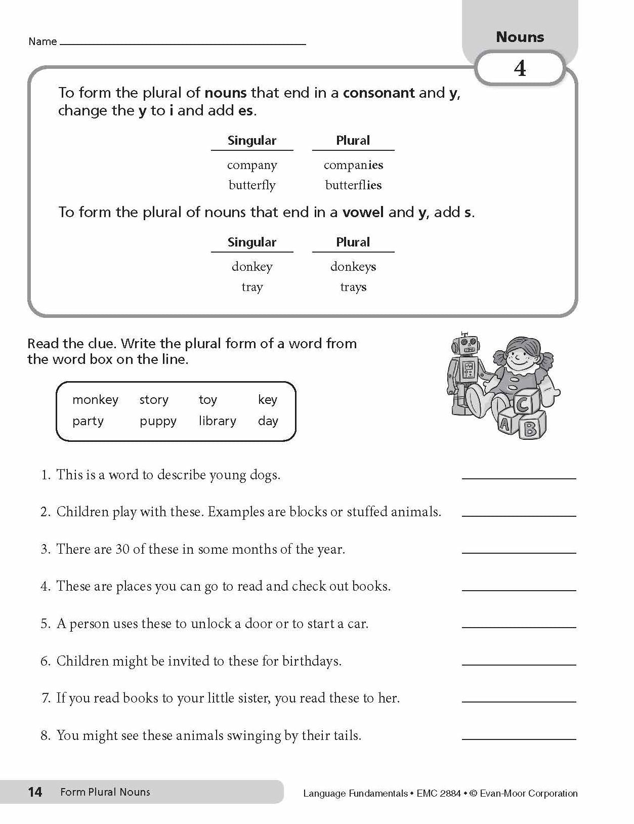 Language Fundamentals, Grade 4