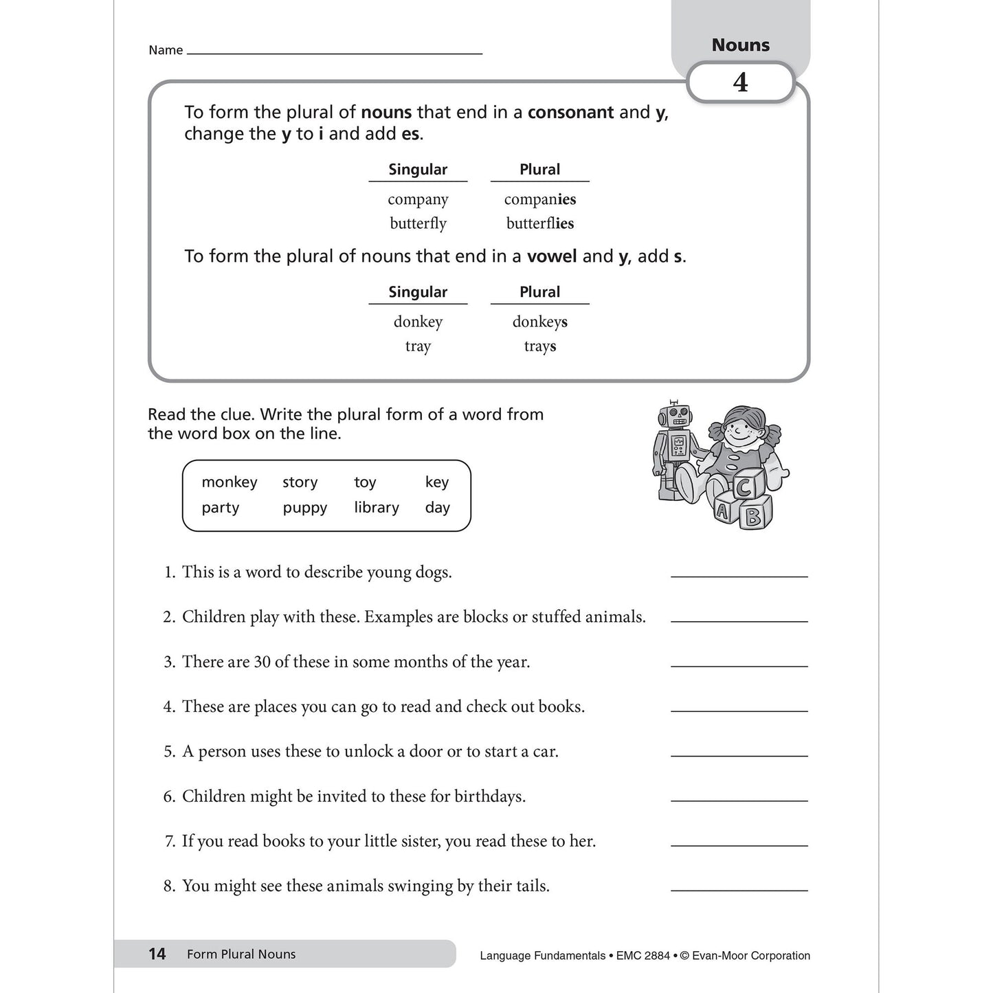 Language Fundamentals, Grade 4