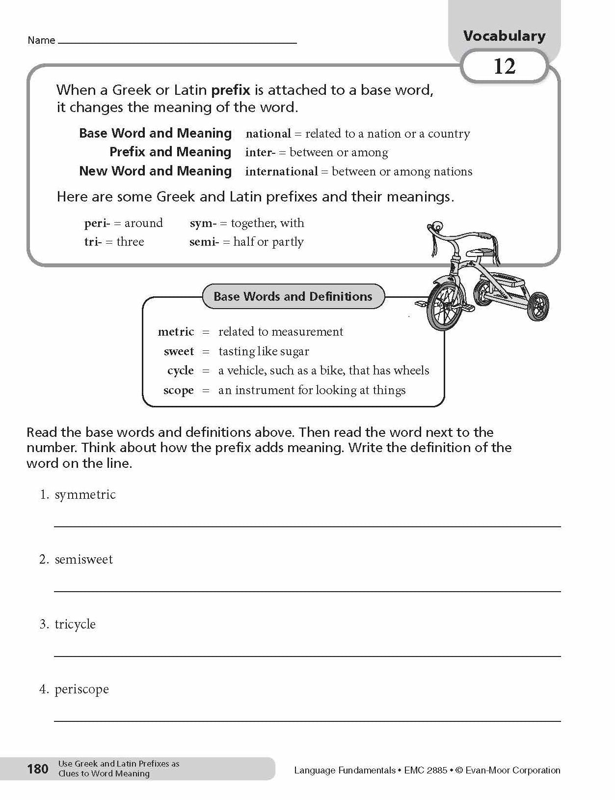 Language Fundamentals, Grade 5