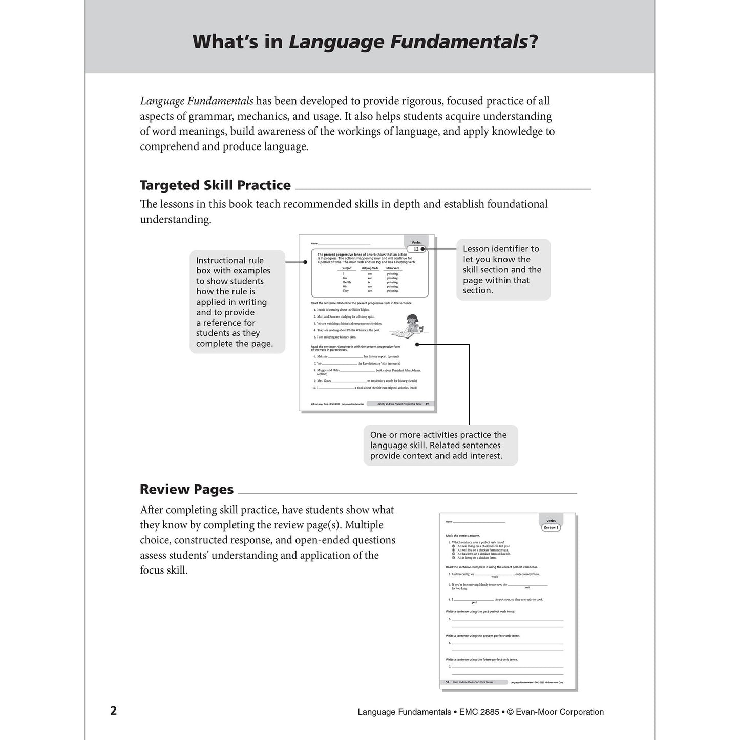 Language Fundamentals, Grade 5