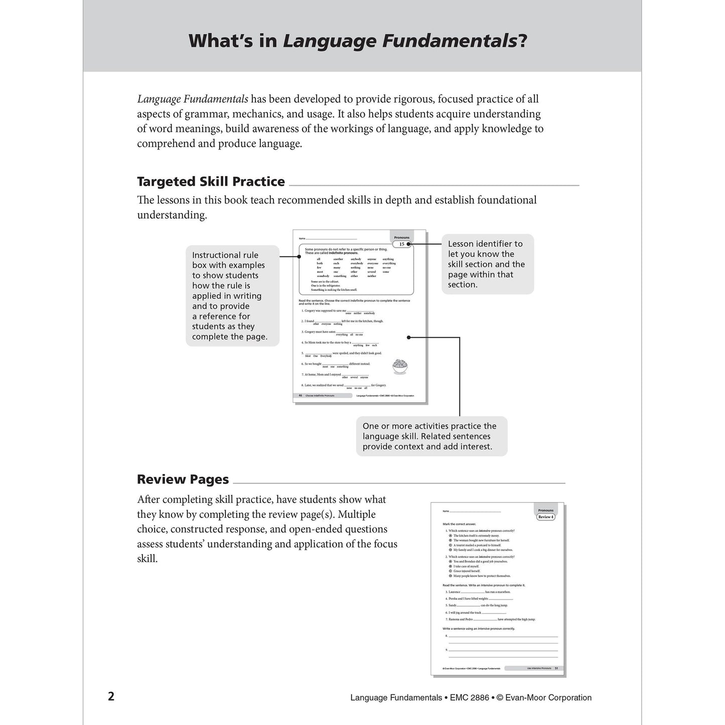 Language Fundamentals, Grade 6