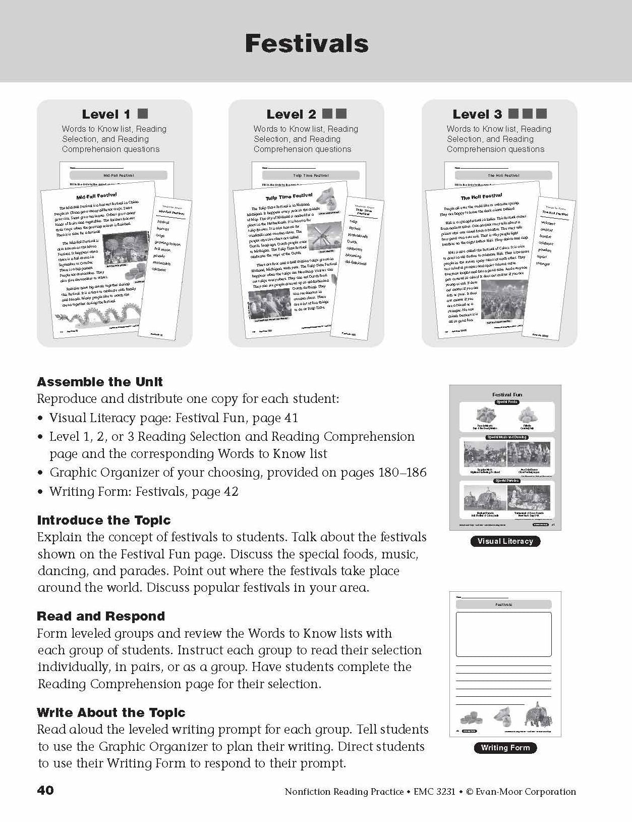 Nonfiction Reading Practice, Grade 1