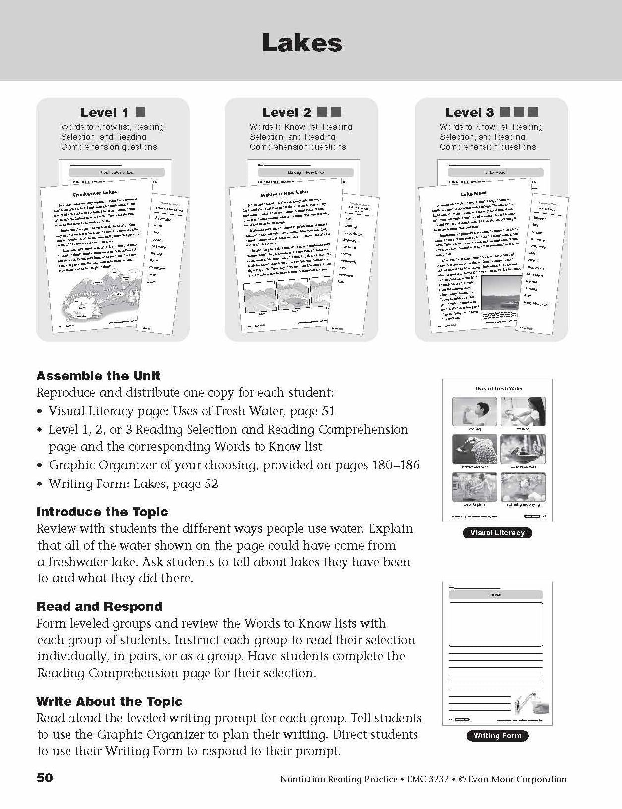 Nonfiction Reading Practice, Grade 2