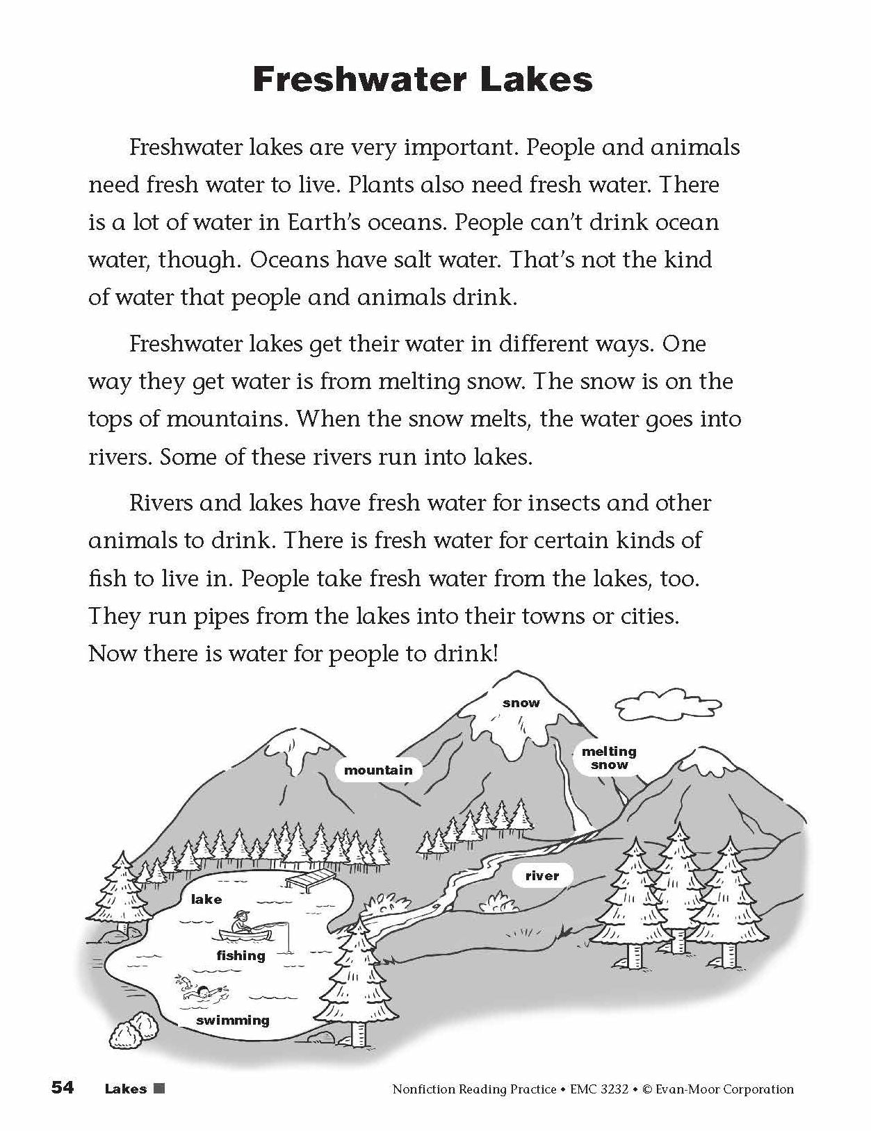 Nonfiction Reading Practice, Grade 2