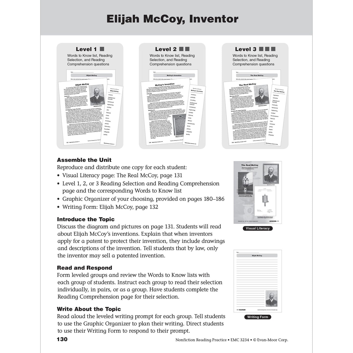Nonfiction Reading Practice, Grade 4