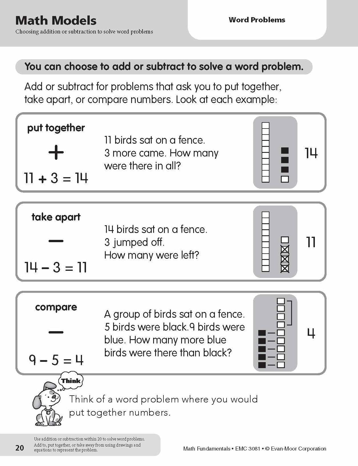 Math Fundamentals, Grade 1