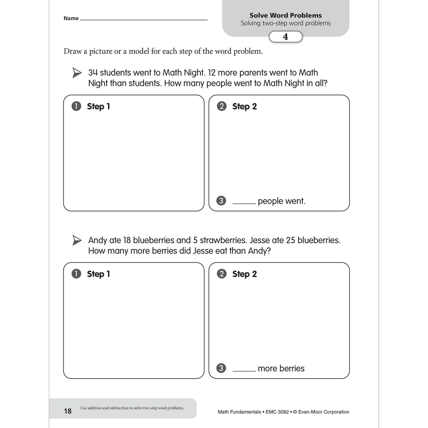 Math Fundamentals, Grade 2