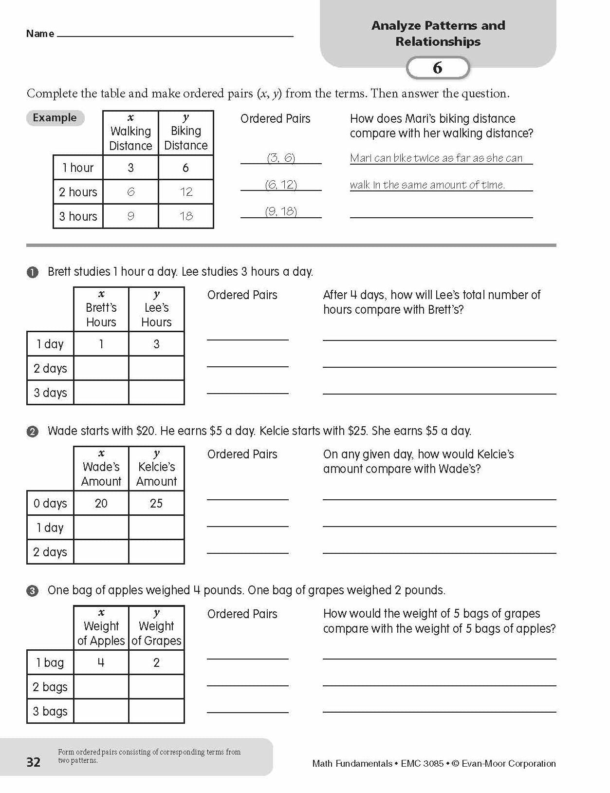 Math Fundamentals, Grade 5