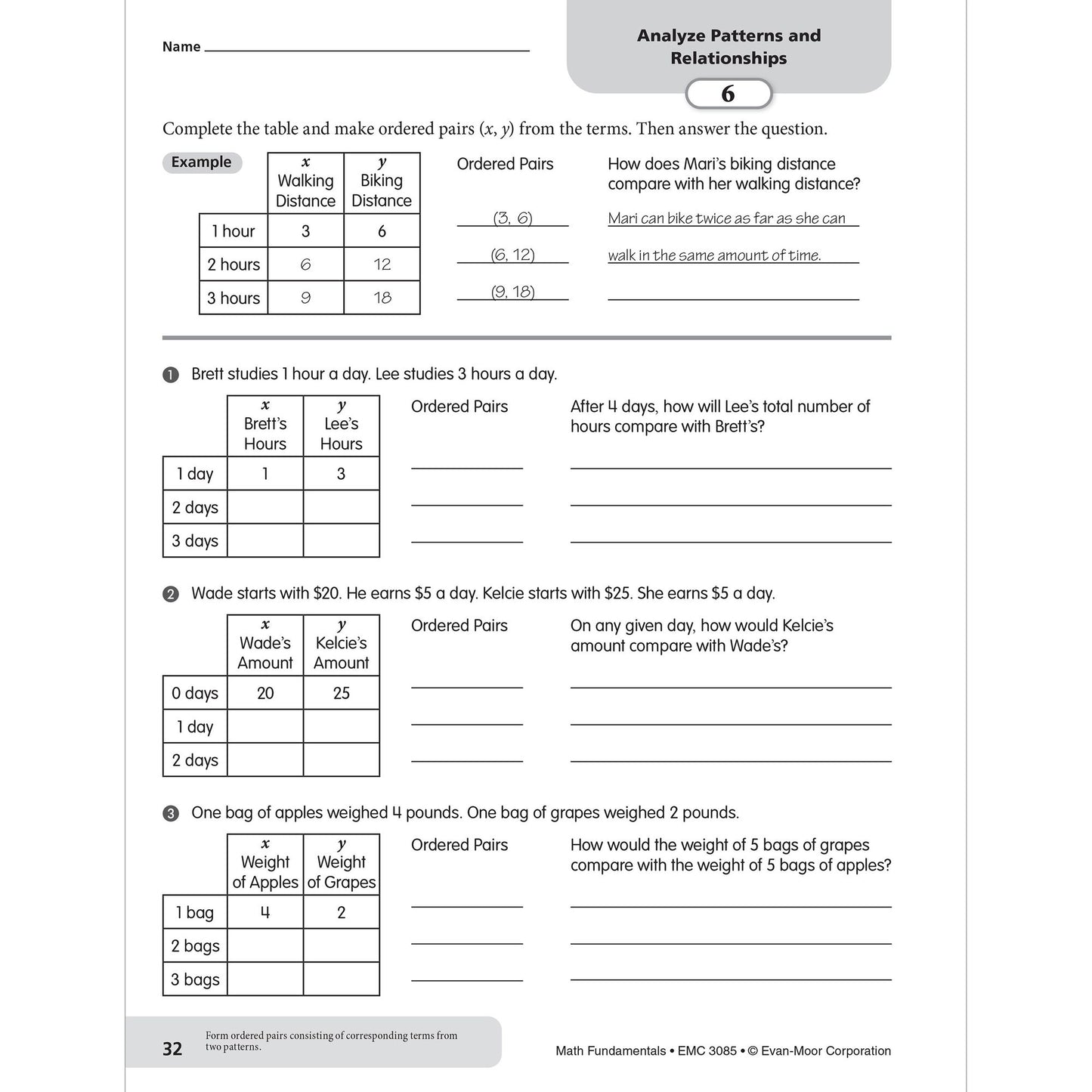 Math Fundamentals, Grade 5