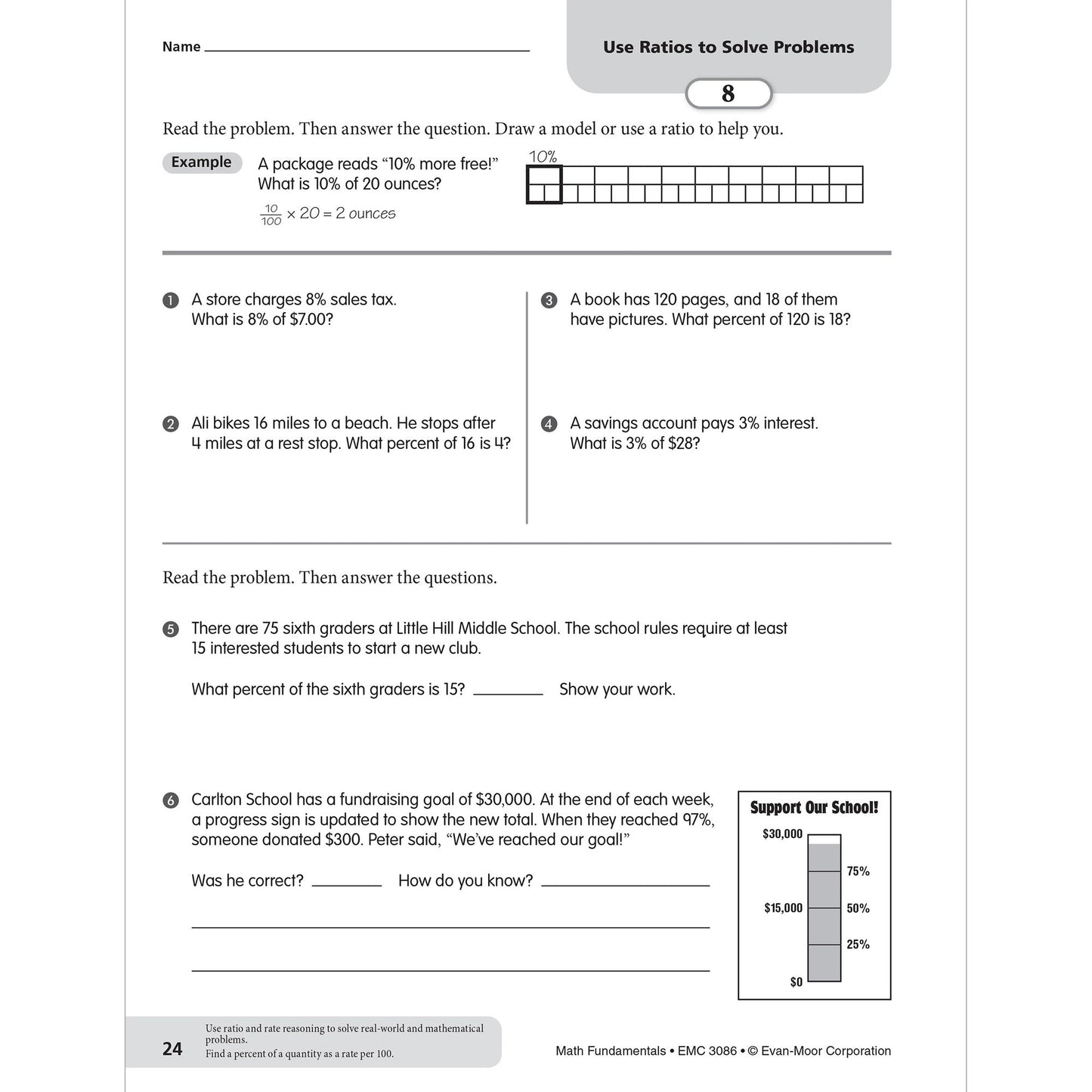 Math Fundamentals, Grade 6