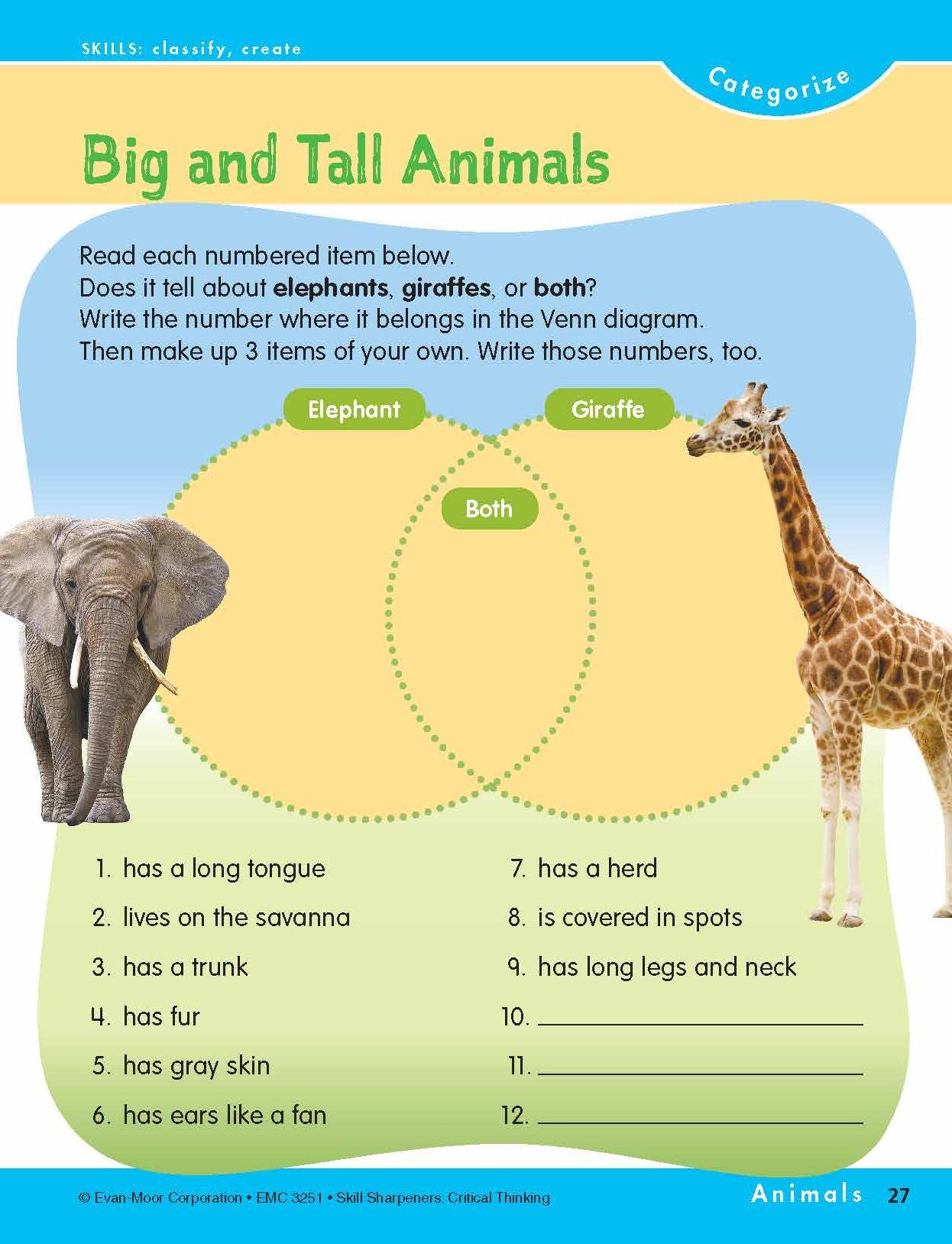 Skill Sharpeners Critical Thinking, Grade 1